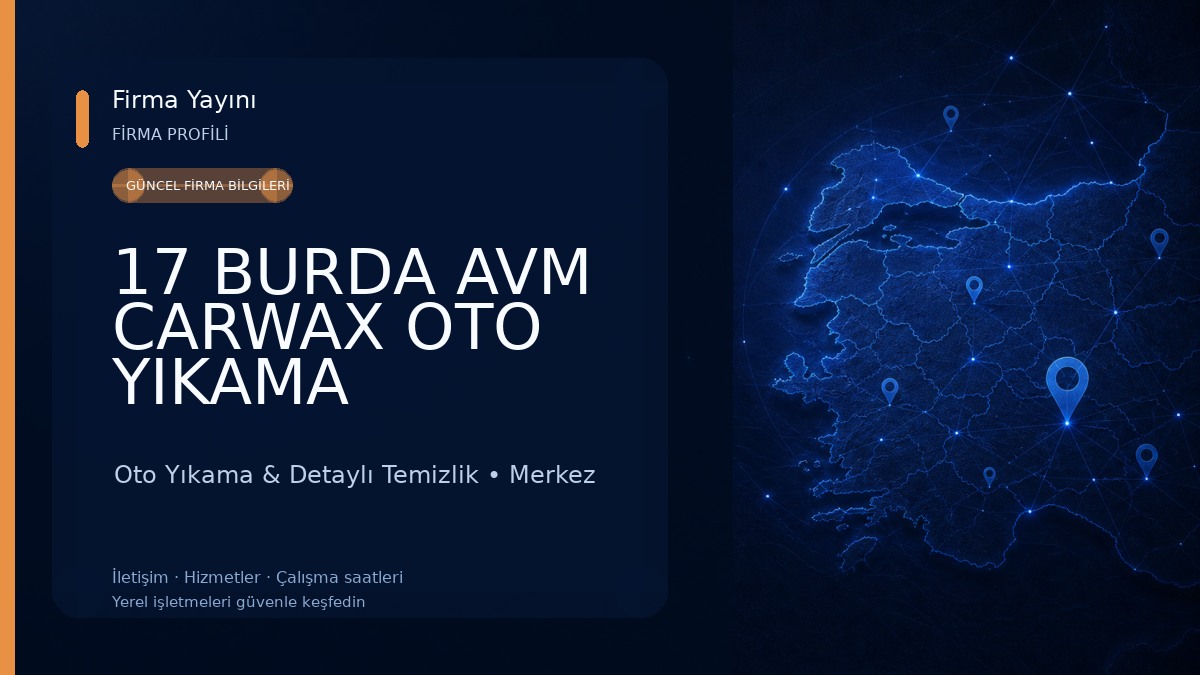 17 BURDA AVM CARWAX OTO YIKAMA