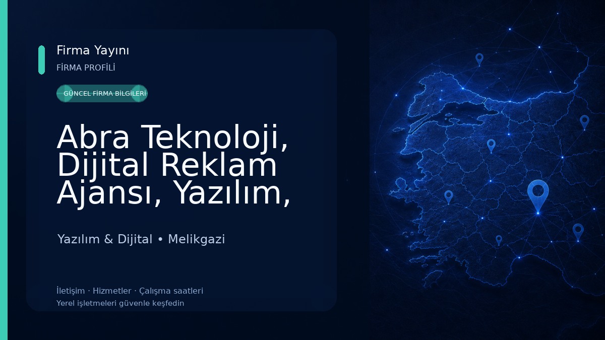Abra Teknoloji, Dijital Reklam Ajansı, Yazılım, Danışmanlık Yazılım & Dijital