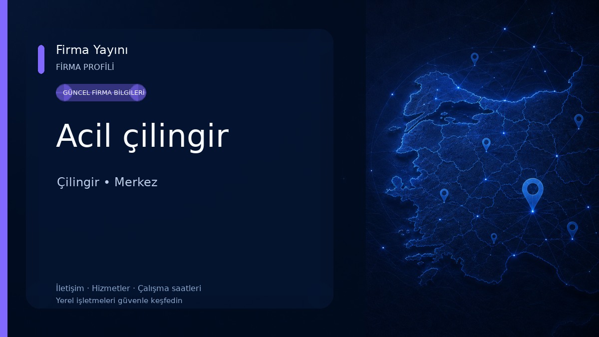Acil çilingir 