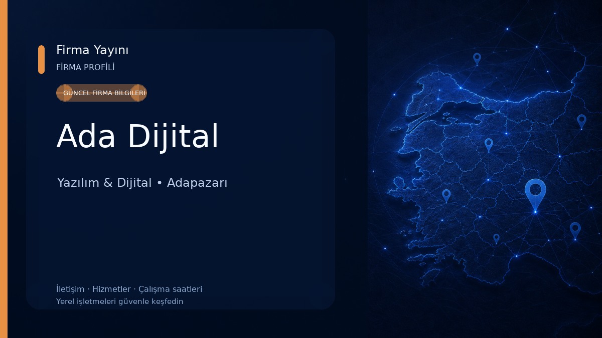Ada Dijital Yazılım & Dijital