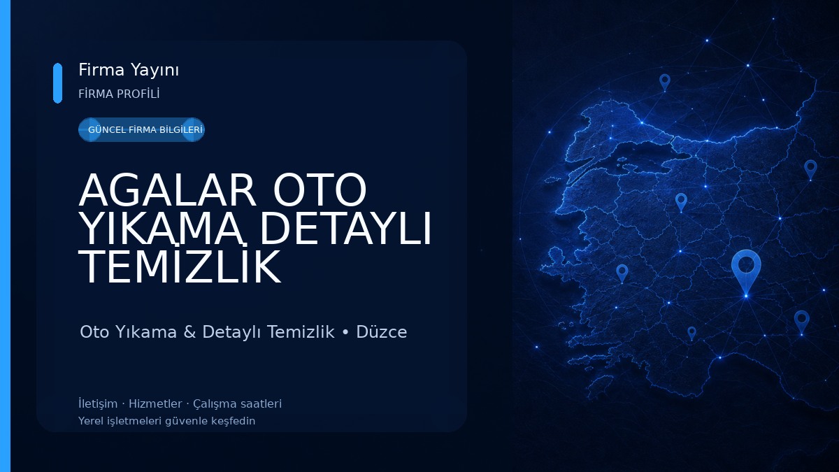 AGALAR OTO YIKAMA DETAYLI TEMİZLİK Oto Yıkama & Detaylı Temizlik