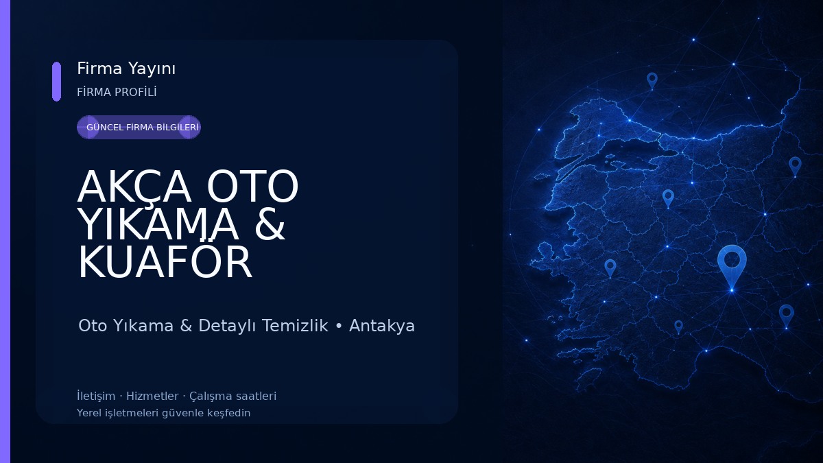 AKÇA OTO YIKAMA & KUAFÖR Oto Yıkama & Detaylı Temizlik