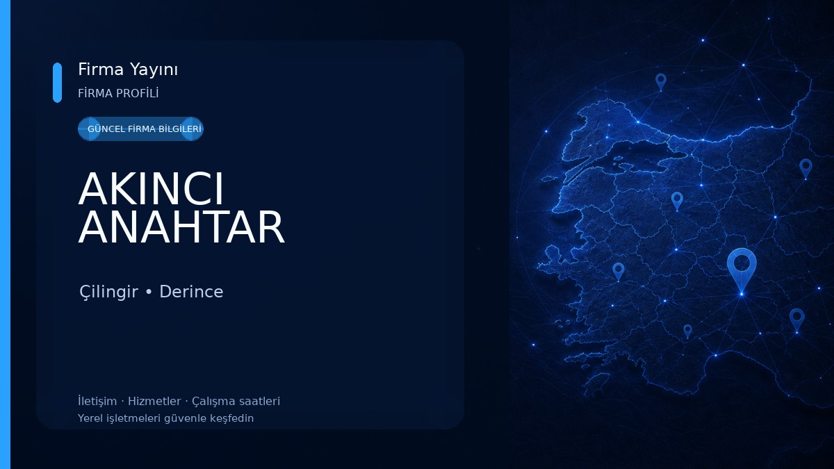 AKINCI ANAHTAR Çilingir