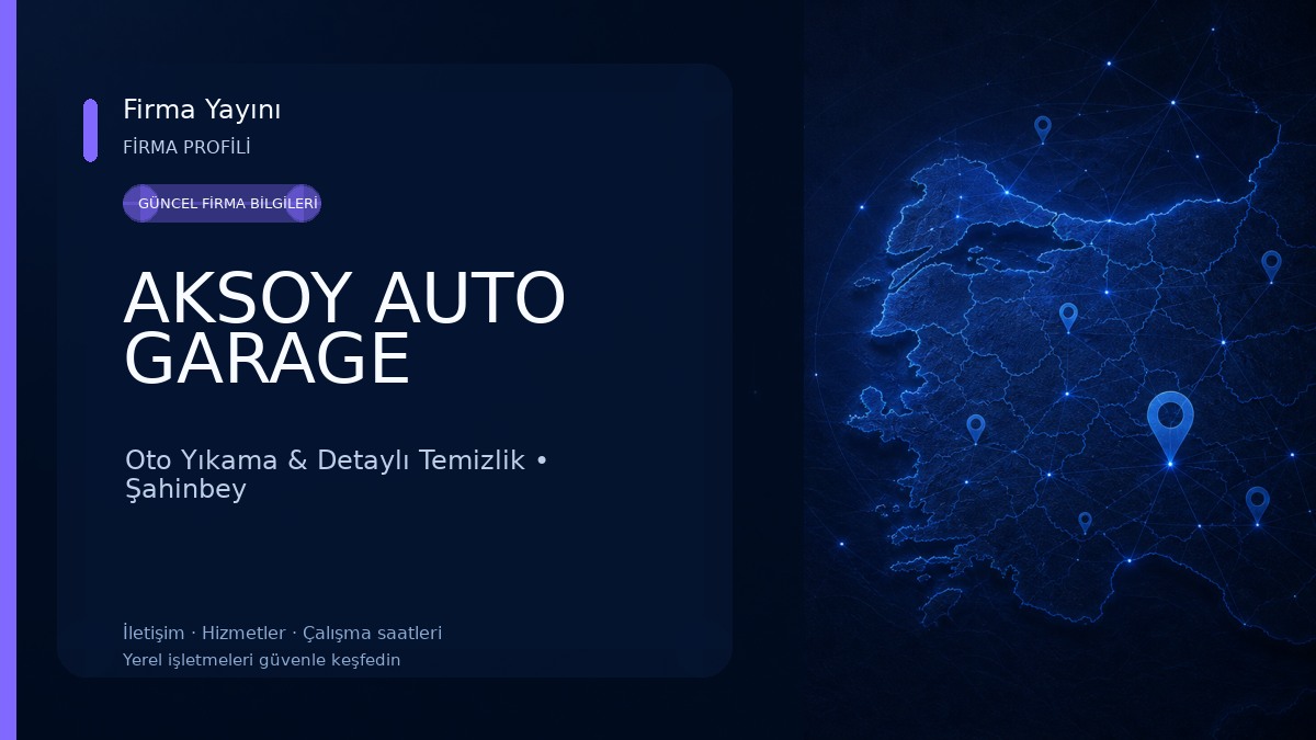 AKSOY AUTO GARAGE Oto Yıkama & Detaylı Temizlik