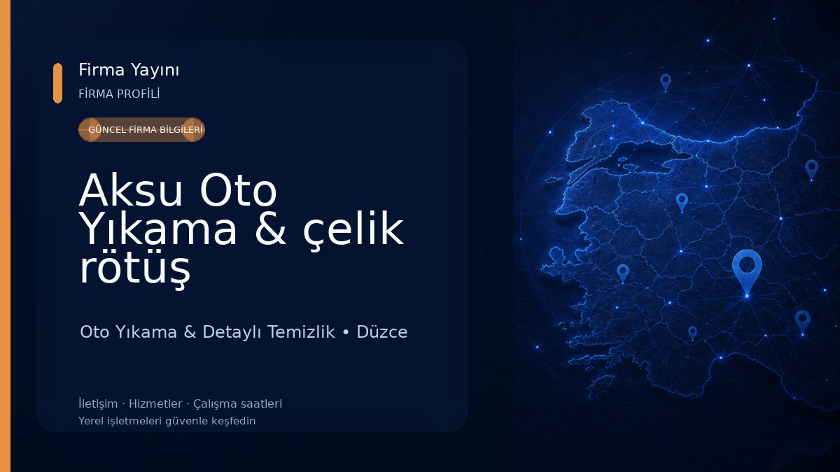 Aksu Oto Yıkama & çelik rötüş