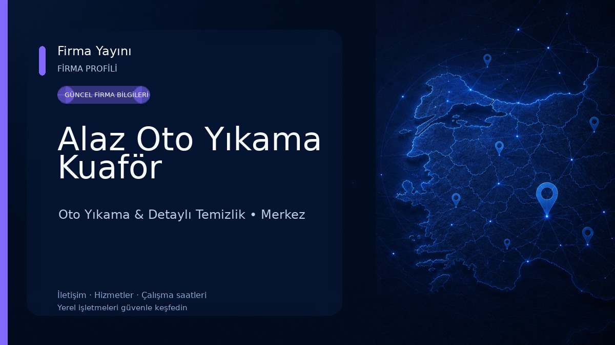 Alaz Oto Yıkama Kuaför