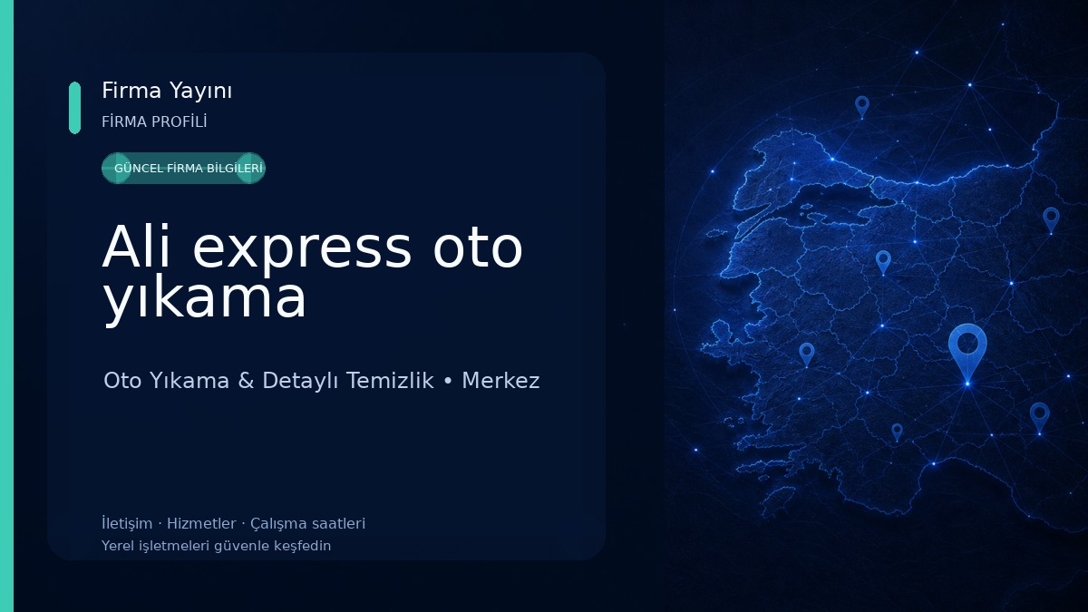 Ali express oto yıkama Oto Yıkama & Detaylı Temizlik