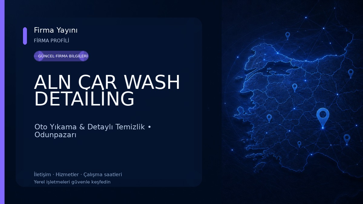 ALN CAR WASH DETAİLİNG Oto Yıkama & Detaylı Temizlik