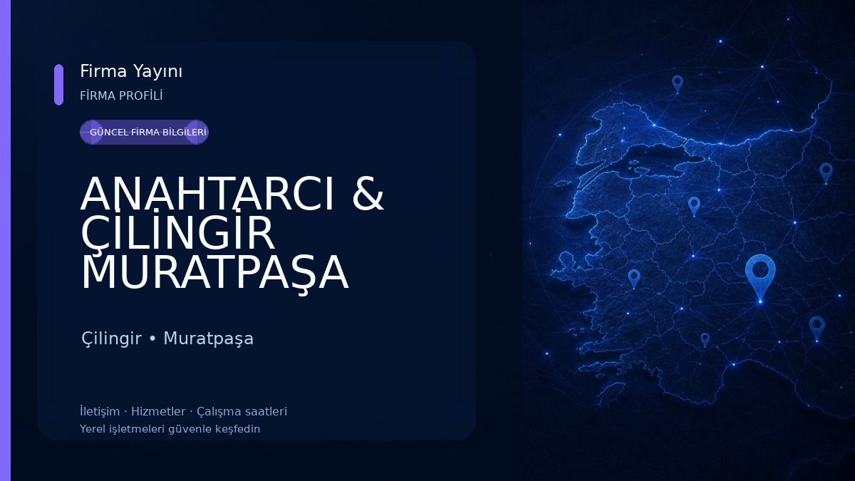 ANAHTARCI & ÇİLİNGİR MURATPAŞA ANTALYA EN YAKIN ÇİLİNGİR Sıtkı sağlamer Çilingir