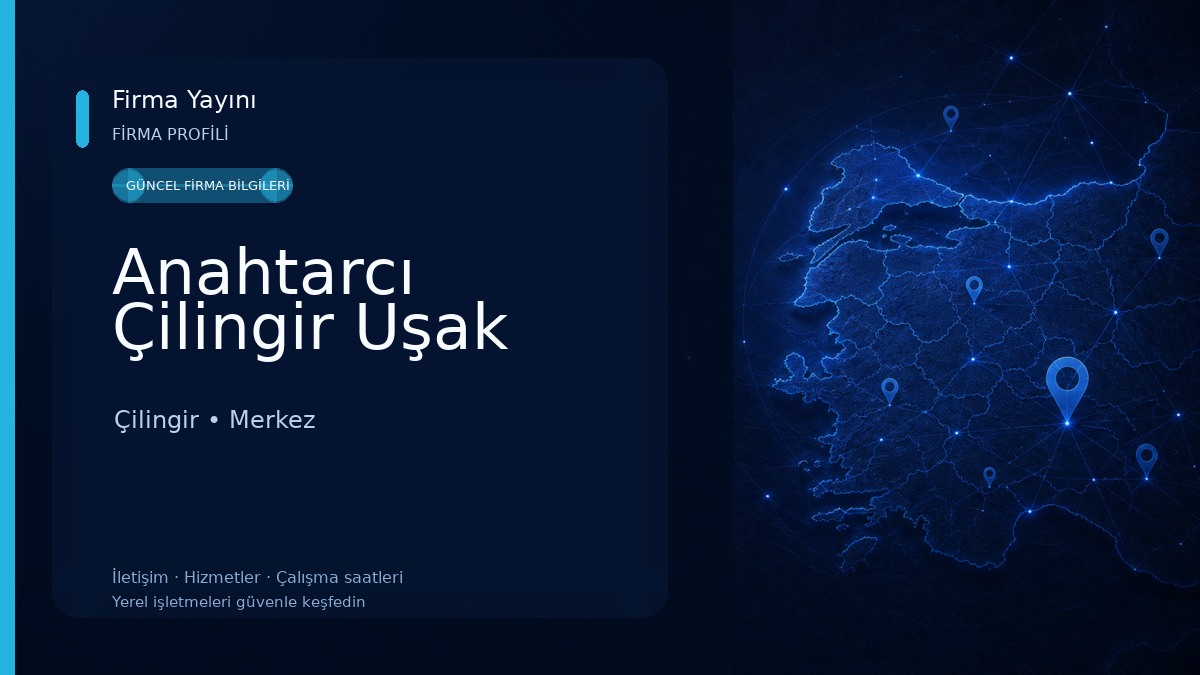 Anahtarcı Çilingir Uşak Çilingir