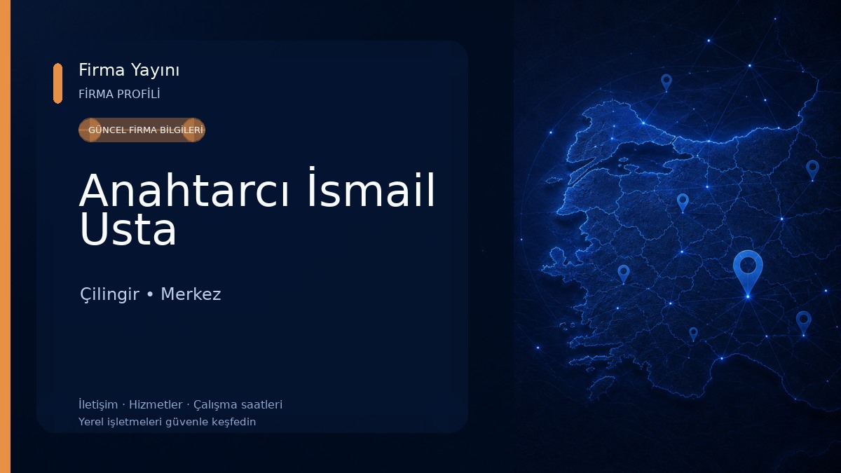Anahtarcı İsmail Usta 