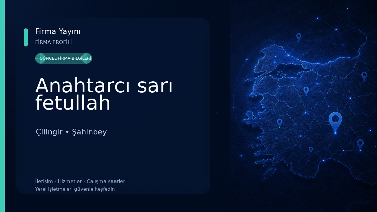 Anahtarcı sarı fetullah