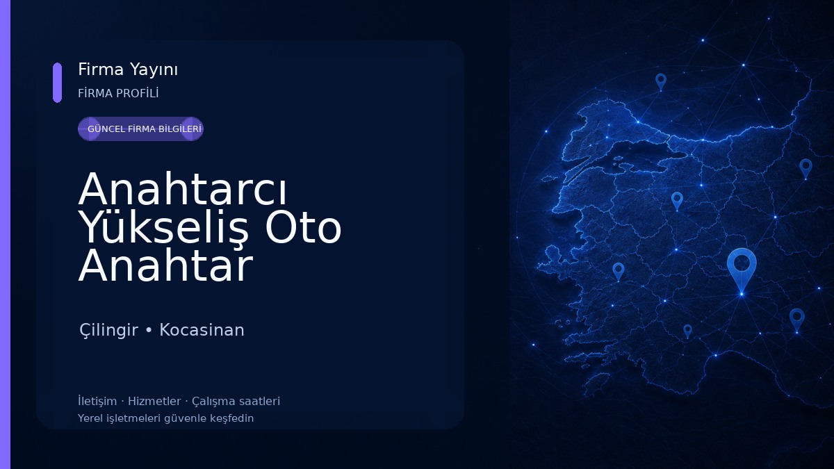Anahtarcı Yükseliş Oto Anahtar Çilingir
