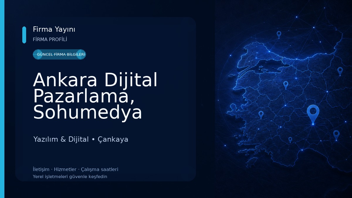 Ankara Dijital Pazarlama, Sohumedya