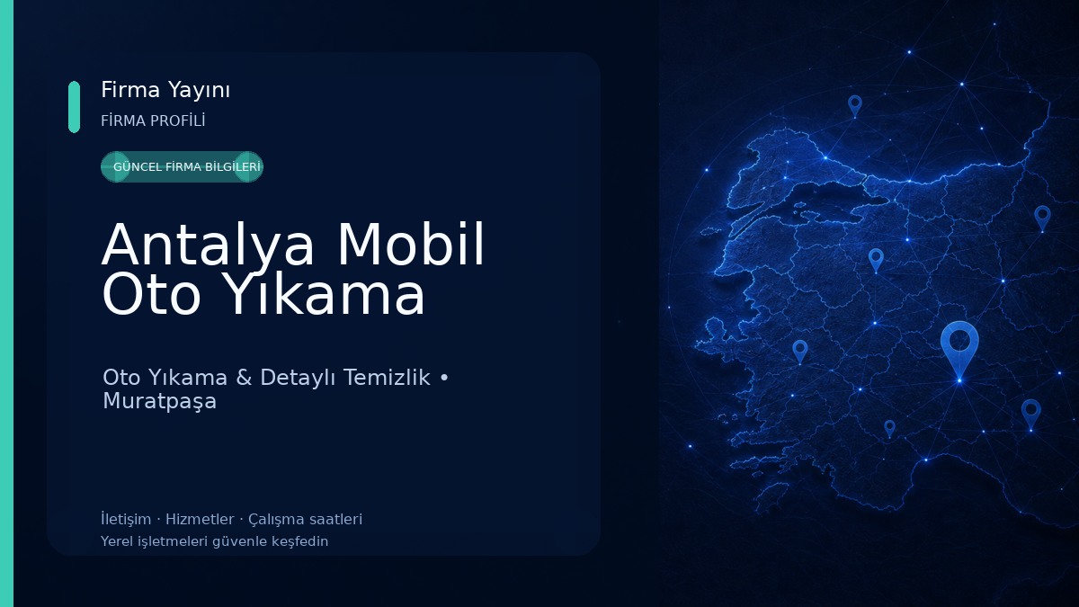 Antalya Mobil Oto Yıkama Oto Yıkama & Detaylı Temizlik
