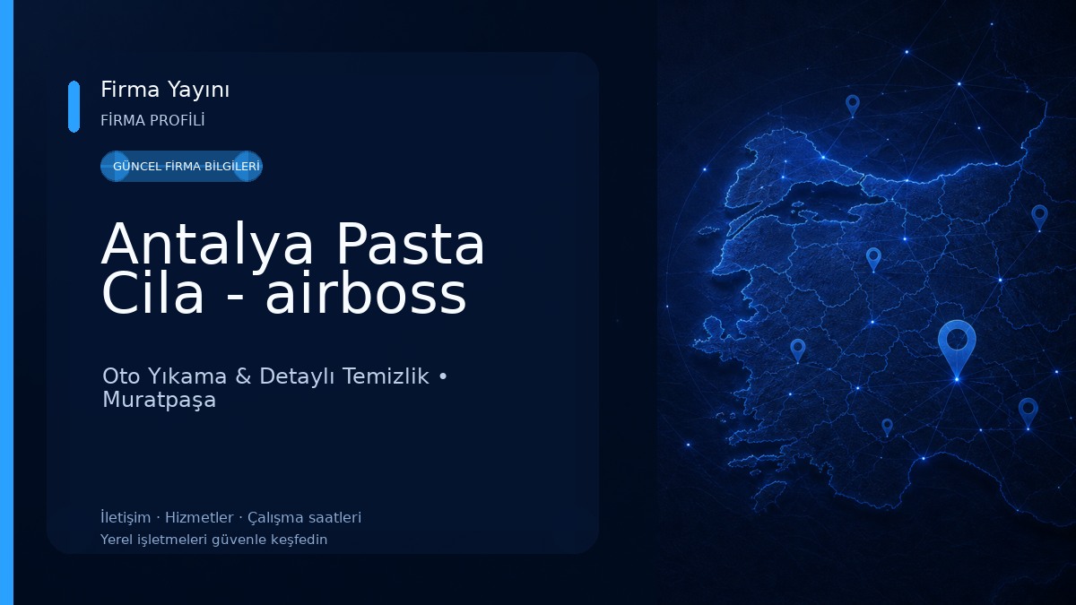 Antalya Pasta Cila - airboss Oto Yıkama & Detaylı Temizlik