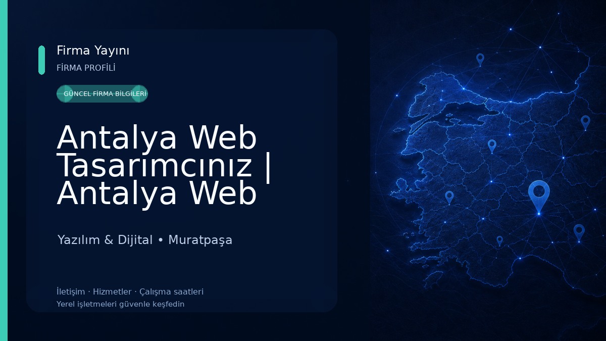 Antalya Web Tasarımcınız | Antalya Web Tasarım & SEO & Reklam Ajansı Yazılım & Dijital