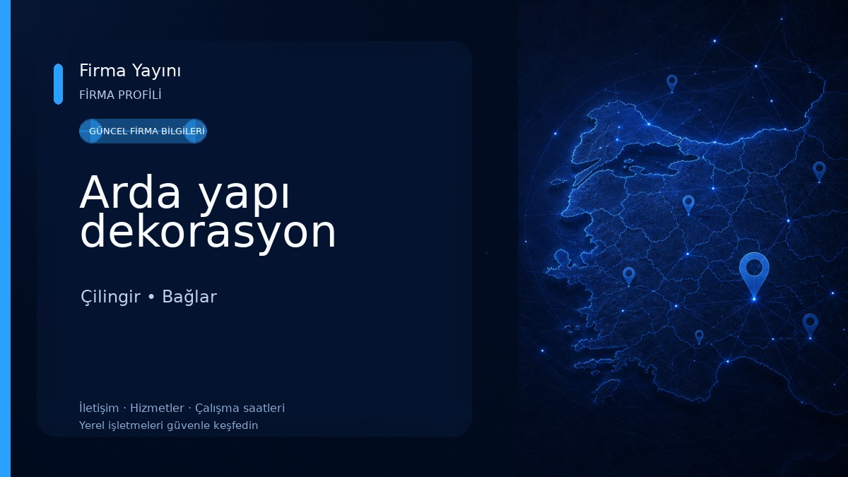 Arda yapı dekorasyon
