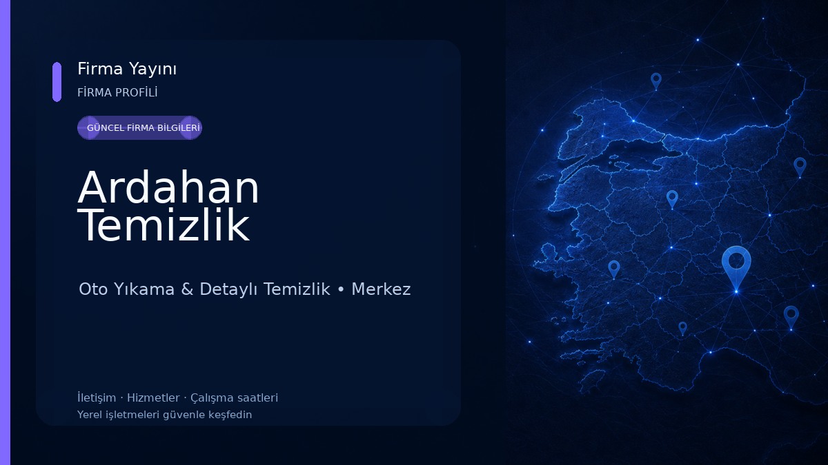 Ardahan Temizlik Oto Yıkama & Detaylı Temizlik