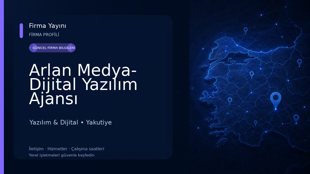 Arlan Medya- Dijital Yazılım Ajansı 