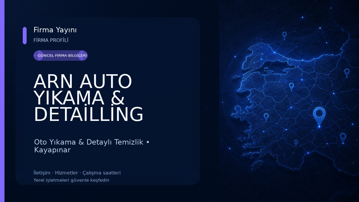 ARN AUTO YIKAMA & DETAİLLİNG Oto Yıkama & Detaylı Temizlik
