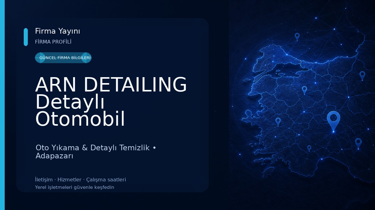 ARN DETAILING Detaylı Otomobil Temizlik, Restore & Koruma Uygulamaları Oto Yıkama & Detaylı Temizlik