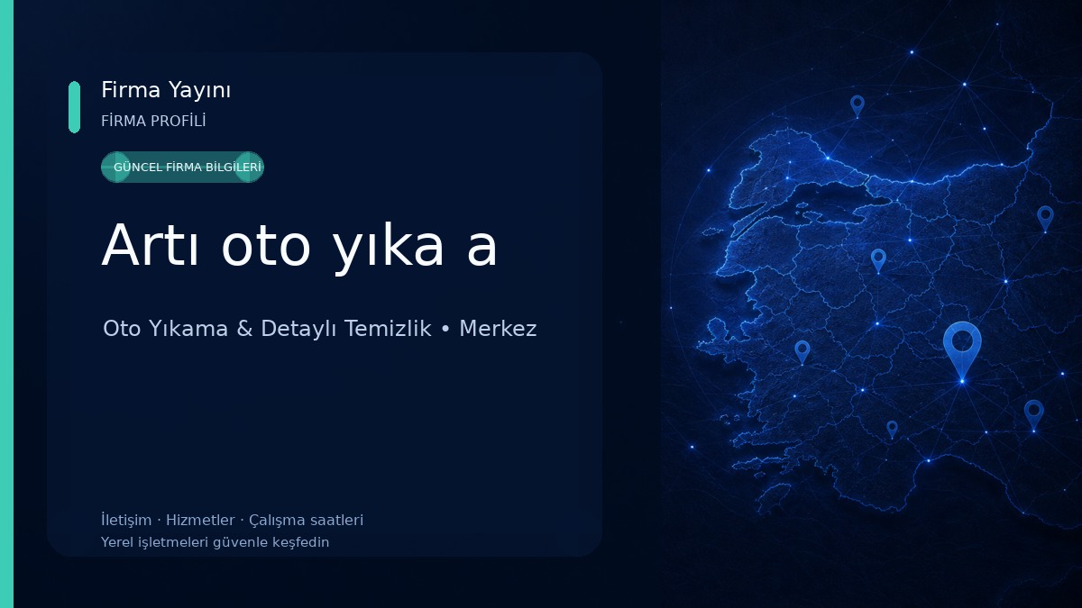 Artı oto yıka a Oto Yıkama & Detaylı Temizlik