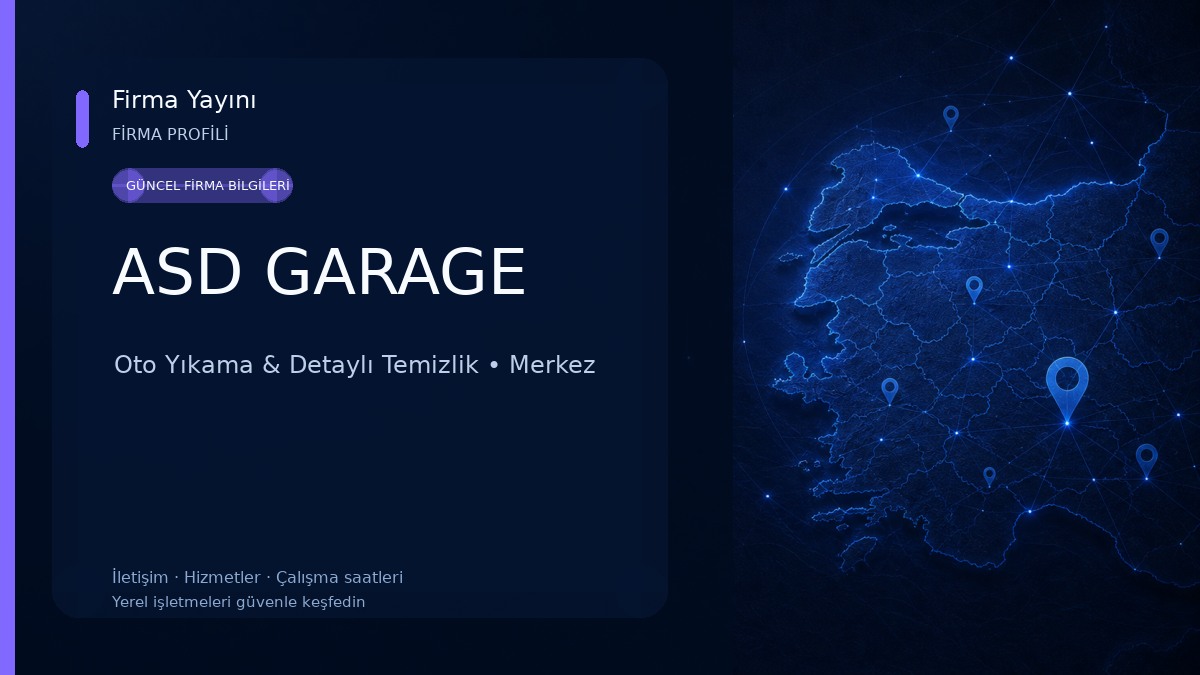 ASD GARAGE Oto Yıkama & Detaylı Temizlik