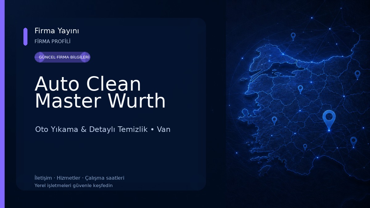Auto Clean Master Wurth Oto Yıkama & Detaylı Temizlik