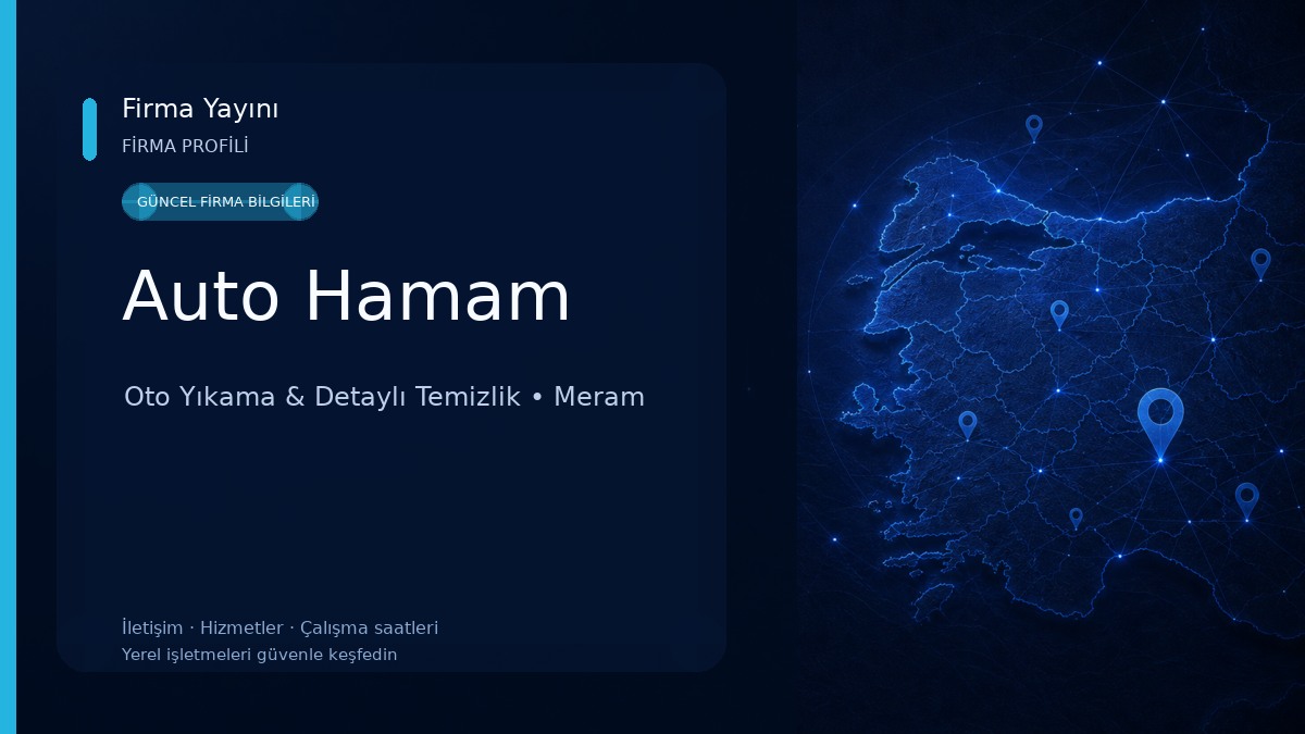 Auto Hamam Oto Yıkama & Detaylı Temizlik