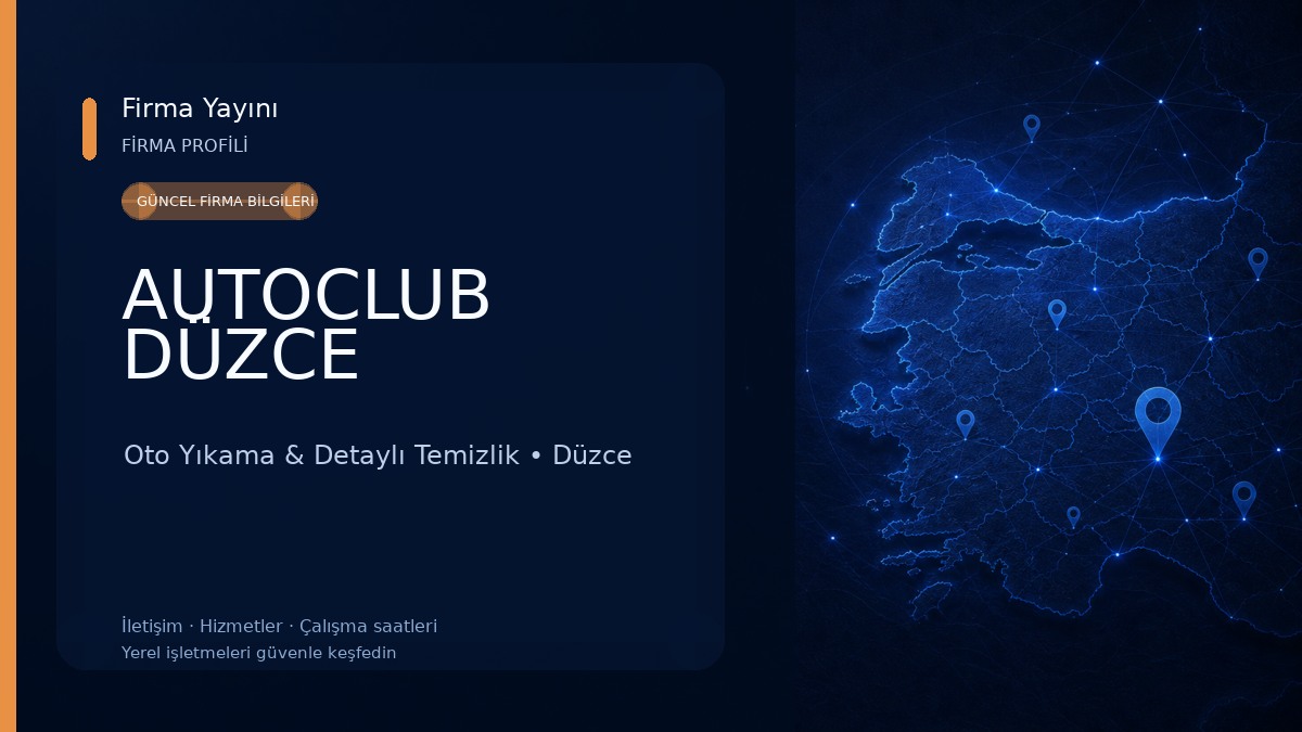 AUTOCLUB DÜZCE Oto Yıkama & Detaylı Temizlik