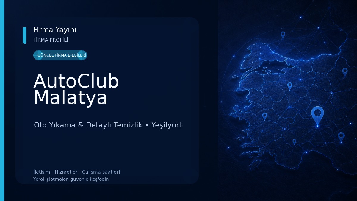 AutoClub Malatya Oto Yıkama & Detaylı Temizlik