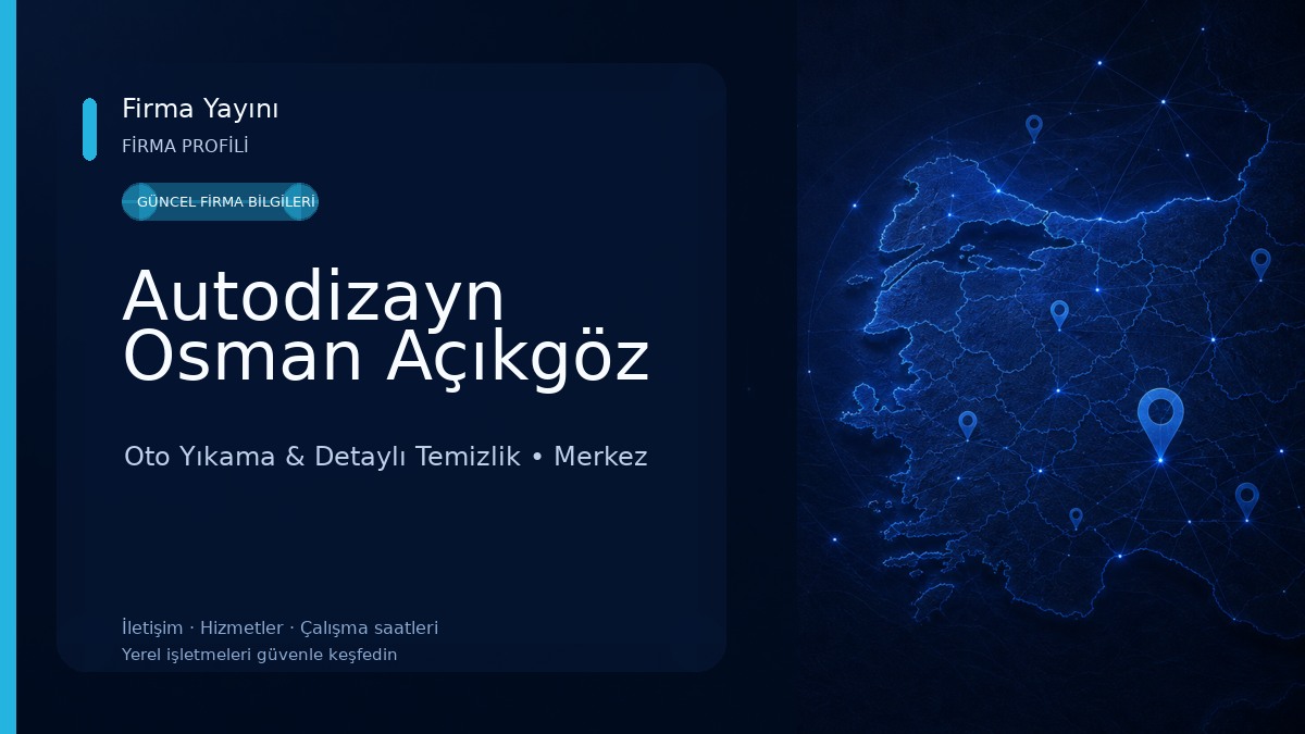 Autodizayn Osman Açıkgöz