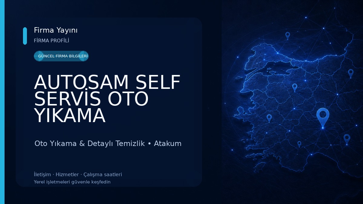 AUTOSAM SELF SERVİS OTO YIKAMA Oto Yıkama & Detaylı Temizlik