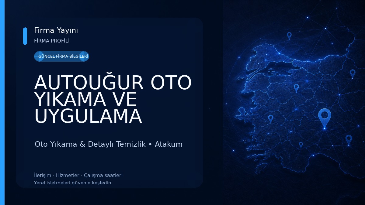 AUTOUĞUR OTO YIKAMA VE UYGULAMA MERKEZİ