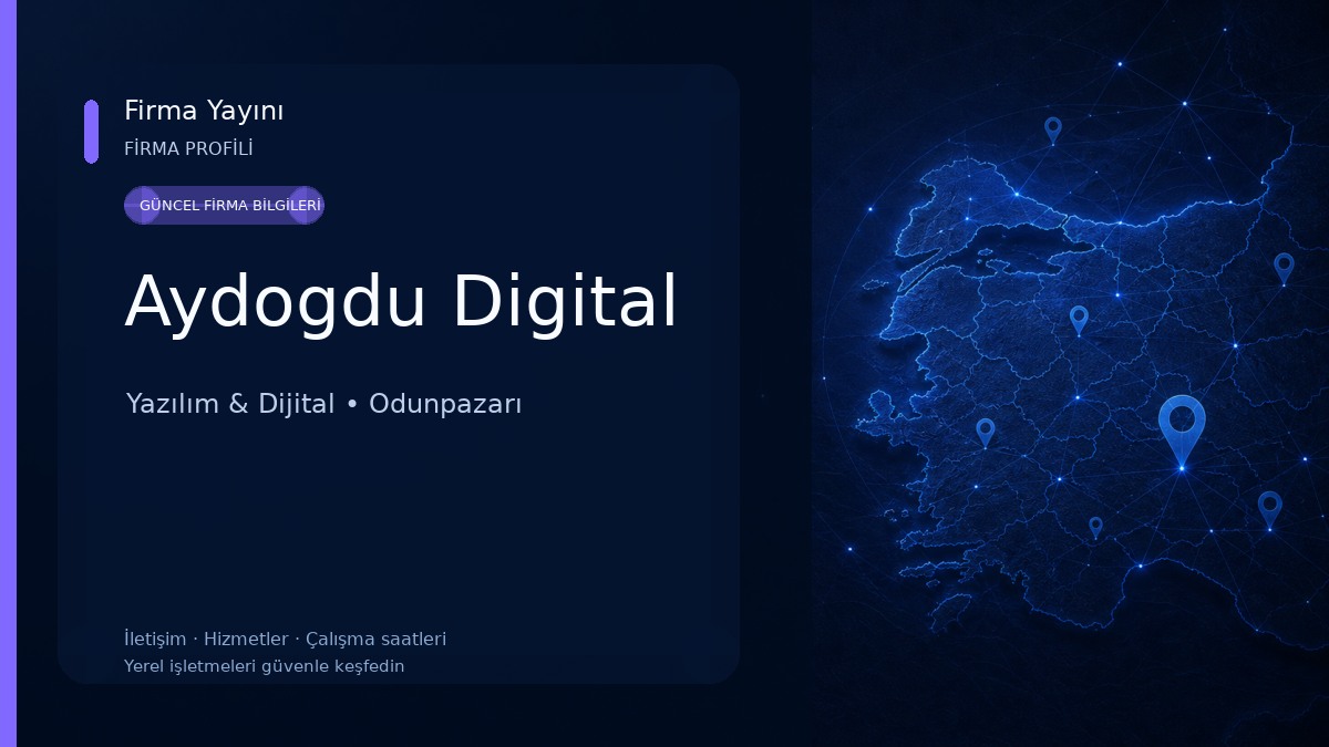 Aydogdu Digital Yazılım & Dijital