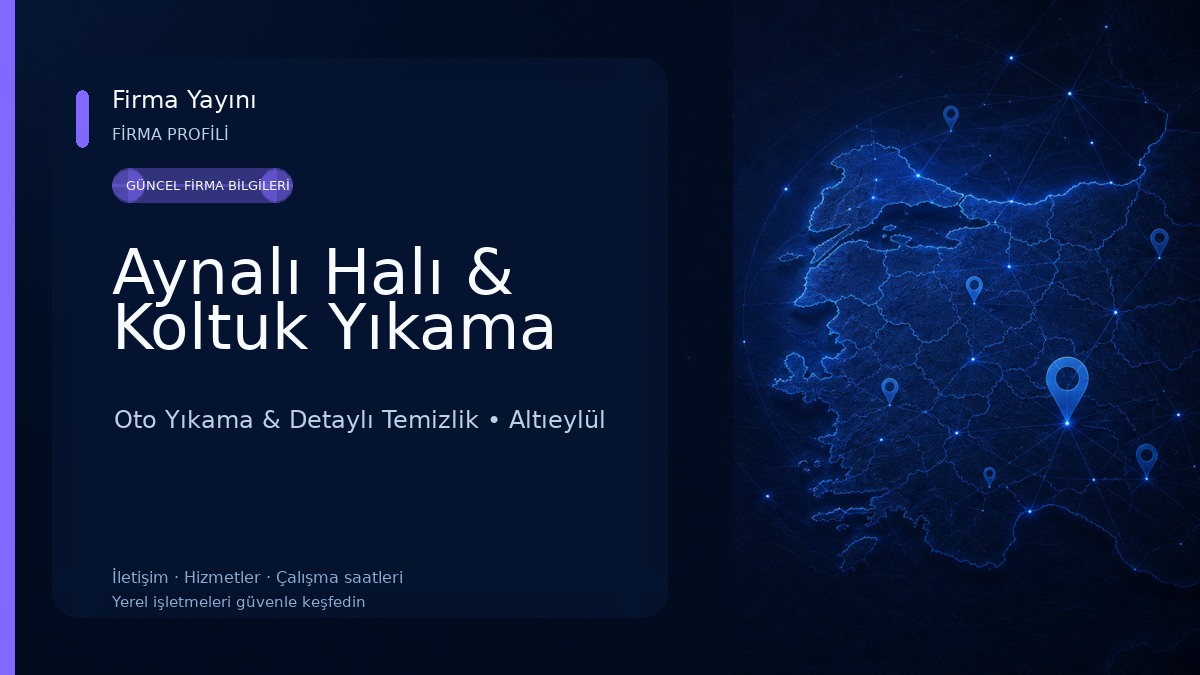 Aynalı Halı & Koltuk Yıkama Oto Yıkama & Detaylı Temizlik