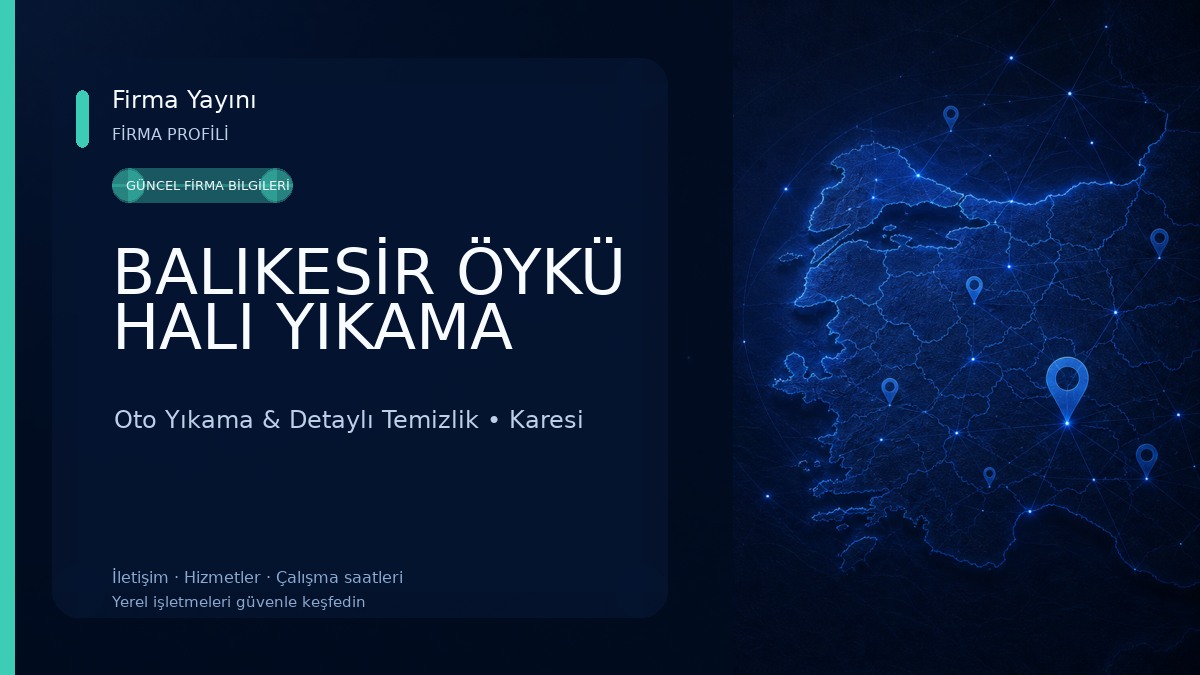 BALIKESİR ÖYKÜ HALI YIKAMA
