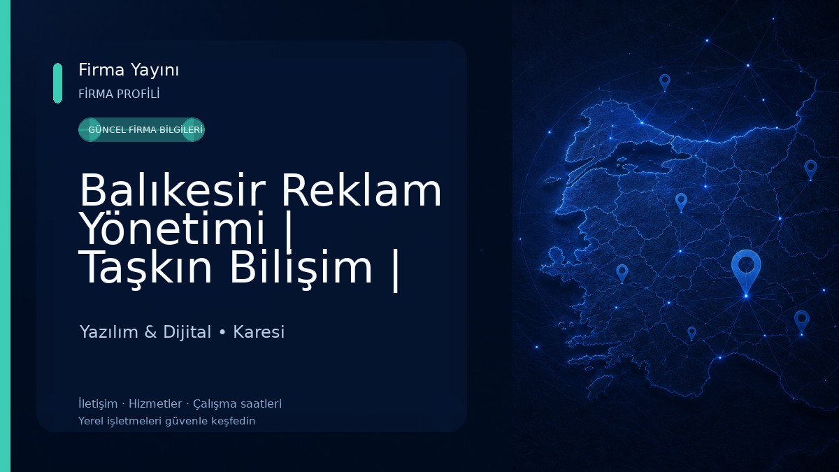 Balıkesir Reklam Yönetimi | Taşkın Bilişim | E-Ticaret Sistemleri ve Sosyal Medya Yönetimi
