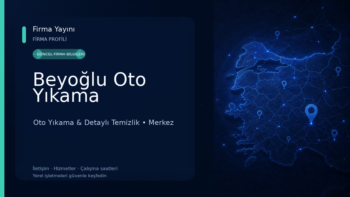 Beyoğlu Oto Yıkama Oto Yıkama & Detaylı Temizlik