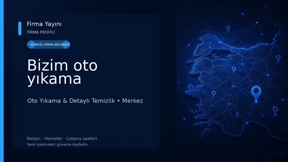 Bizim oto yıkama 