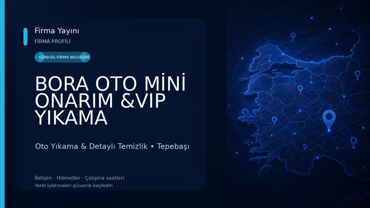 BORA OTO MİNİ ONARIM &VIP YIKAMA