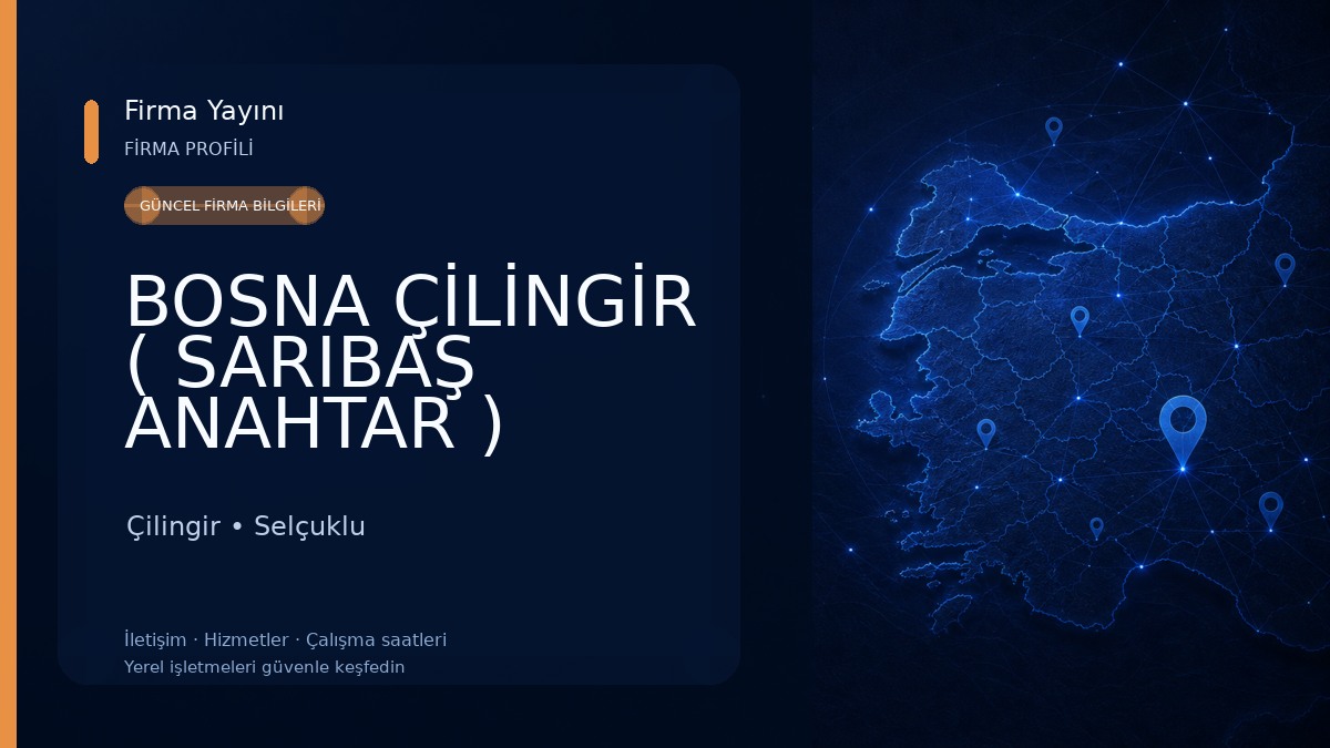 BOSNA ÇİLİNGİR ( SARIBAŞ ANAHTAR ) Çilingir