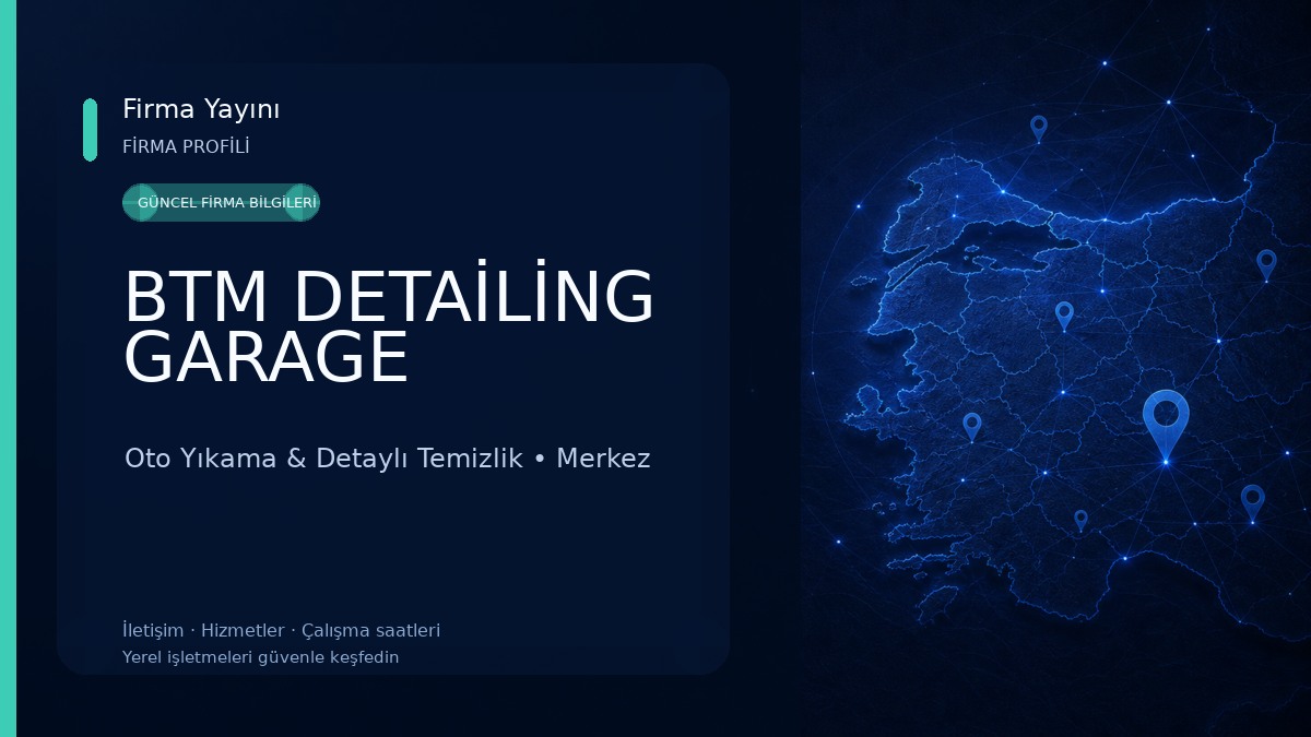 BTM DETAİLİNG GARAGE 