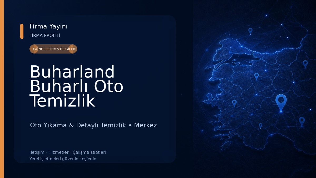 Buharland Buharlı Oto Temizlik