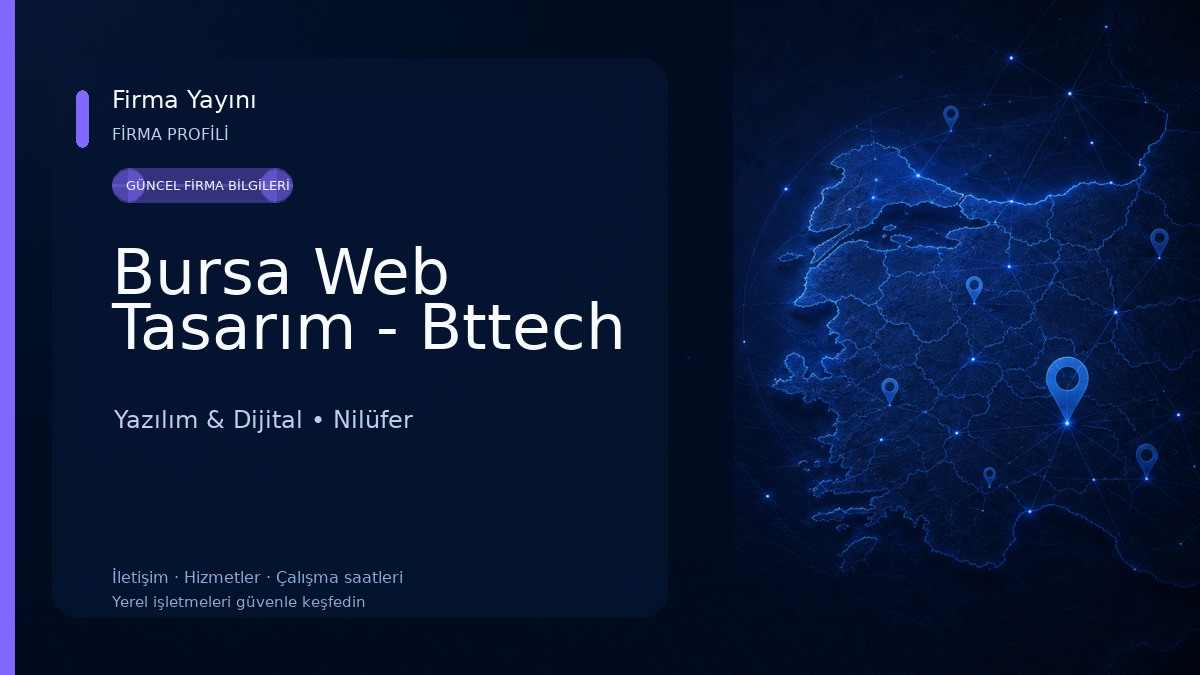 Bursa Web Tasarım - Bttech 