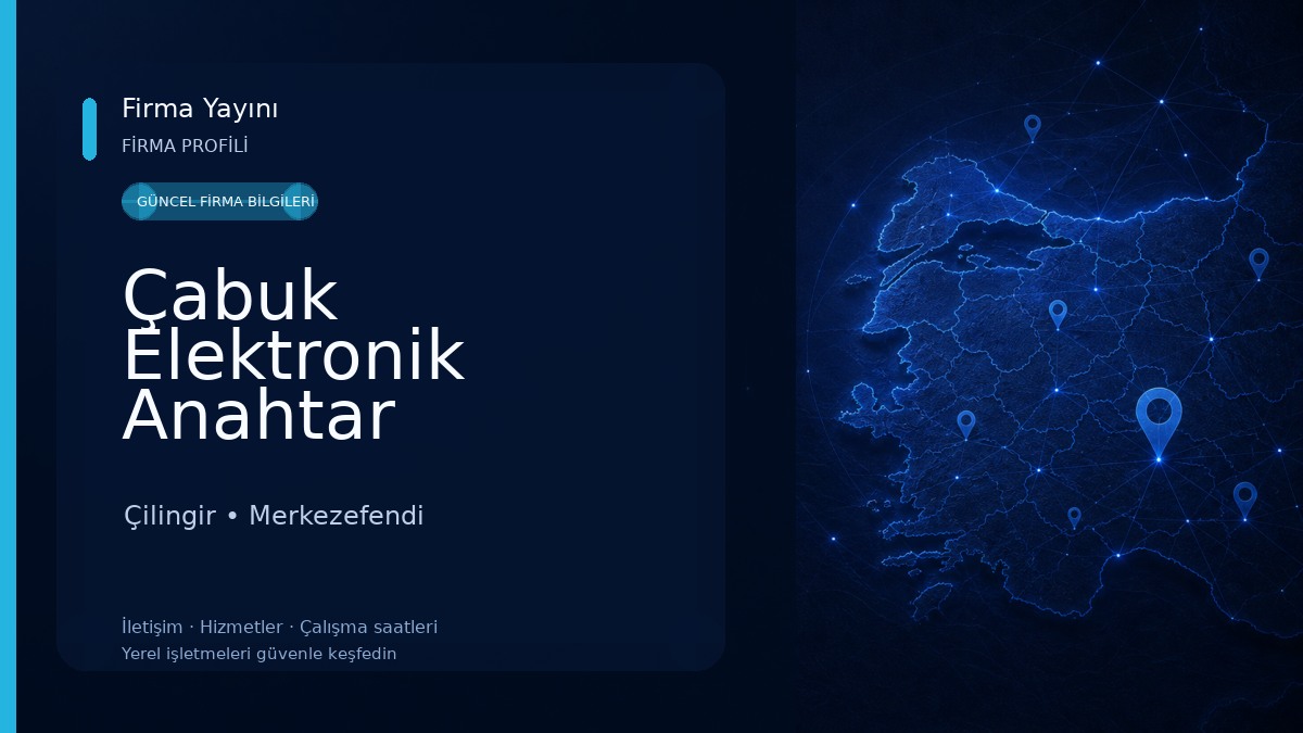 Çabuk Elektronik Anahtar