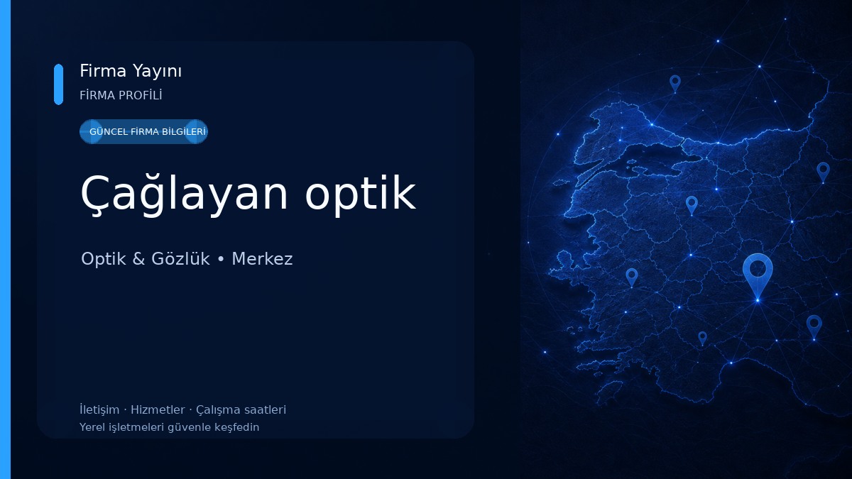 Çağlayan optik Optik & Gözlük