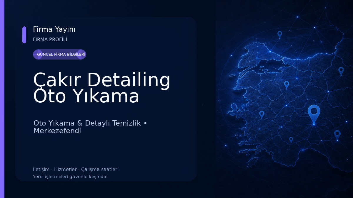 Çakır Detailing Oto Yıkama 