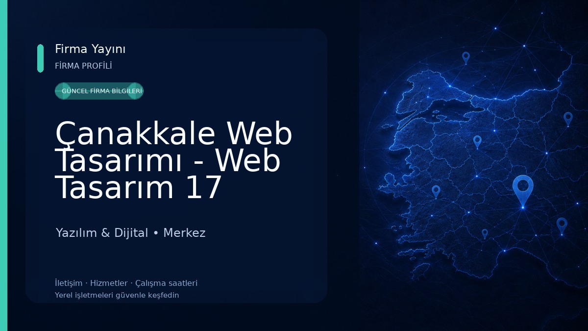 Çanakkale Web Tasarımı - Web Tasarım 17